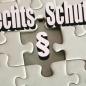 Bild zeigt ein fehlendes Puzzleteil mit der Aufschrift "Arbeitsrecht und Rechtschutzversicherung"